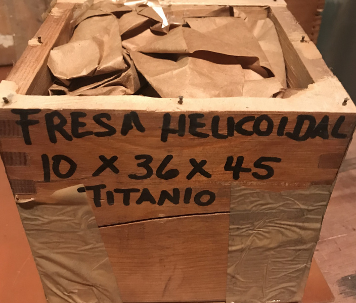 FRESA HELICOIDAL 10X36X45