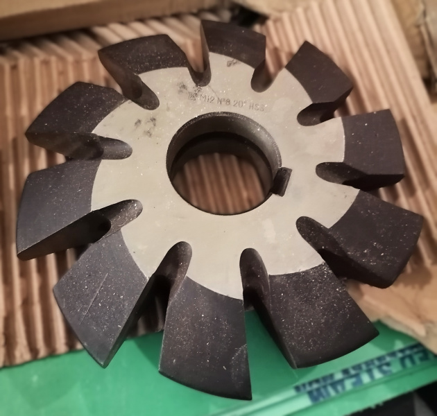 CORTADOR PARA ENGRANE M12 NO 8 20 GRADOS